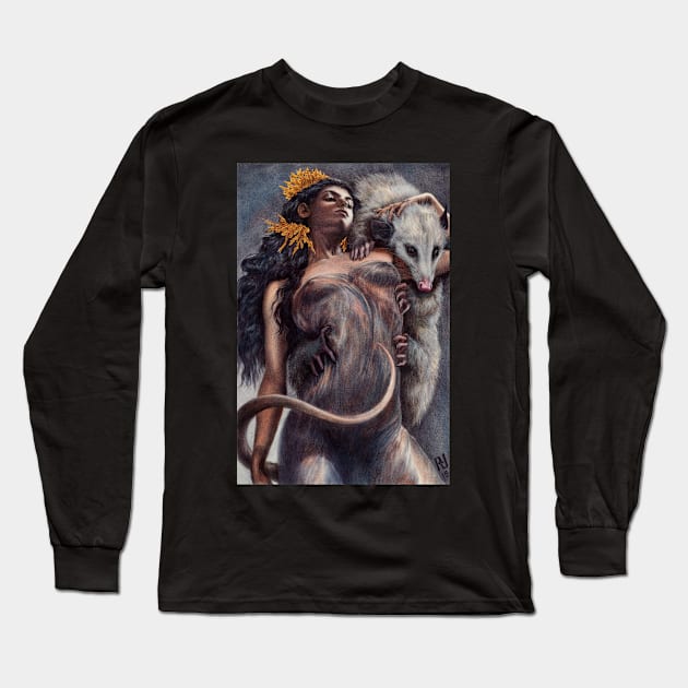 Hunter Long Sleeve T-Shirt by RebeccaYanovskaya